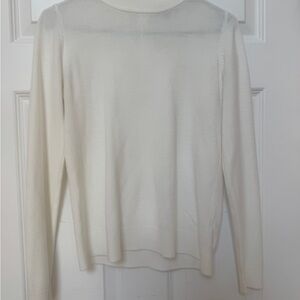 Elegant White Women's Sweater
